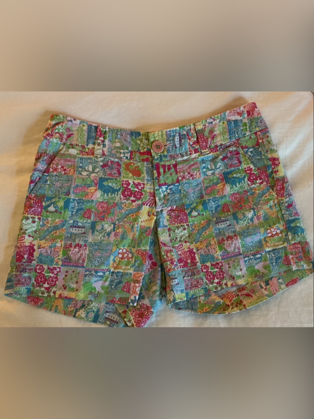 Lilly Pulitzer Multicolor Patchwork Callahan Shorts